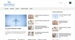 Desktop Screenshot of laplumeculturelle.com