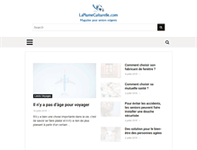 Tablet Screenshot of laplumeculturelle.com